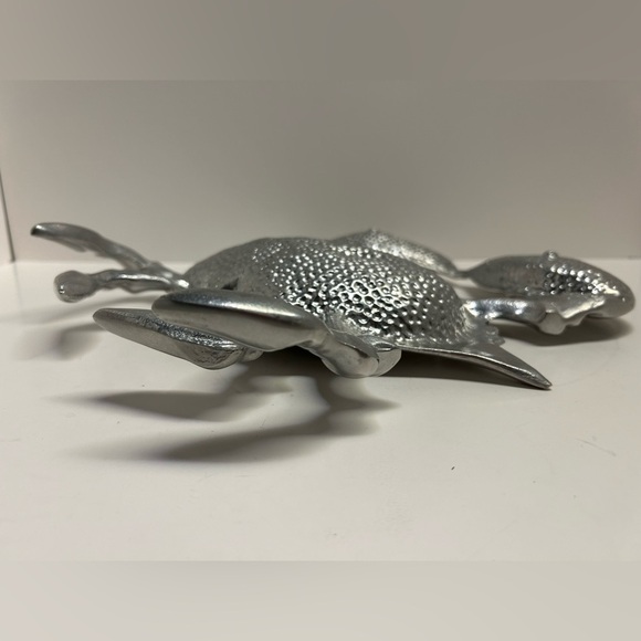Wilton Armetale Sea Life Coastal Crab Chip/Dip Crab/ Shrimp  Metal Serving Tray - Picture 8 of 15